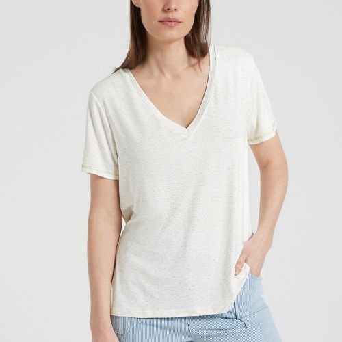 V-Neck T-Shirt with Short Sleeves - Vila - Modalova