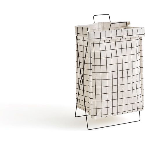 Plia Foldable Checked Polycotton Laundry Basket - LA REDOUTE INTERIEURS - Modalova
