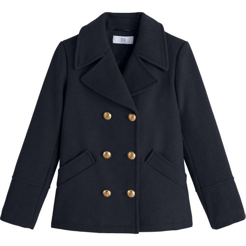 Lucien Pea Coat in Wool Mix - LA REDOUTE COLLECTIONS - Modalova