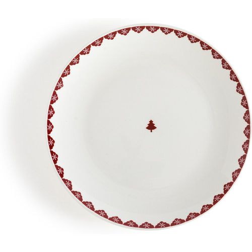 Set of 4 Flocani Festive Porcelain Dessert Plates - LA REDOUTE INTERIEURS - Modalova