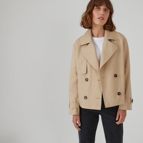 Cotton Short Trench Coat - LA REDOUTE COLLECTIONS - Modalova