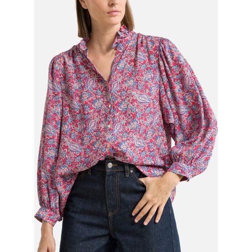 Printed Long Sleeve Blouse - SEE U SOON - Modalova
