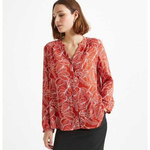Floral Crew Neck Blouse with Long Sleeves - Anne weyburn - Modalova