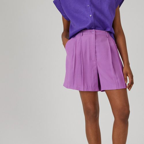 High Waist Shorts with Pleat Front - LA REDOUTE COLLECTIONS - Modalova