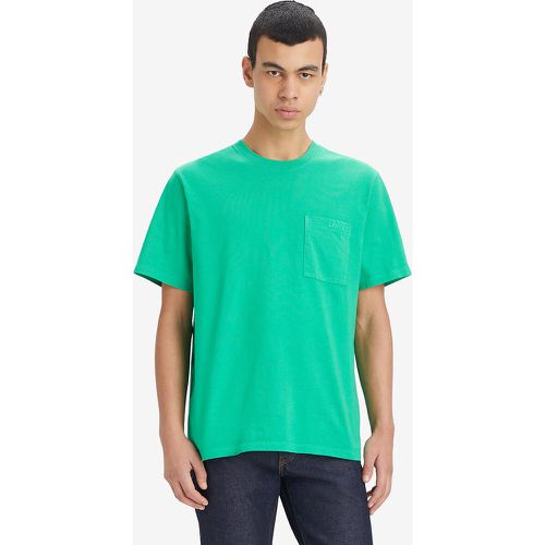 Cotton Loose Fit T-Shirt with Crew Neck and Pocket - Levi's - Modalova