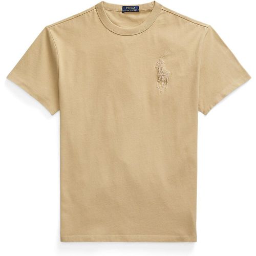 Embroidered Logo Cotton T-Shirt in Regular Fit - Polo Ralph Lauren - Modalova