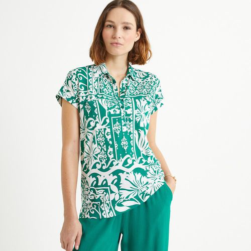 Printed Polo Shirt with Short Sleeves - Anne weyburn - Modalova