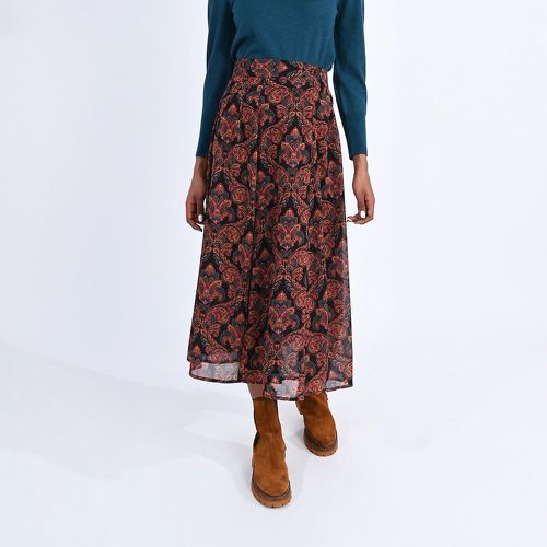 Printed Midi Skirt with Side Zip - MOLLY BRACKEN - Modalova