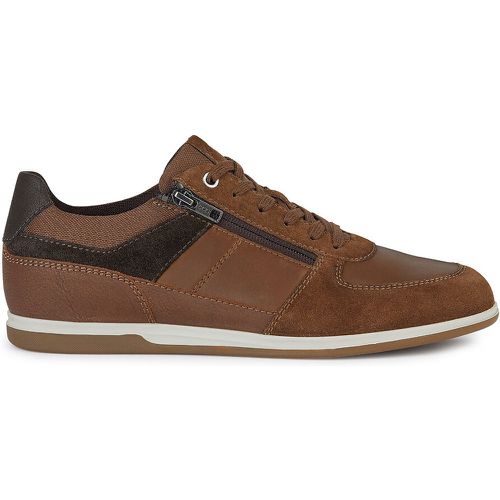 Renan Leather Breathable Trainers - Geox - Modalova