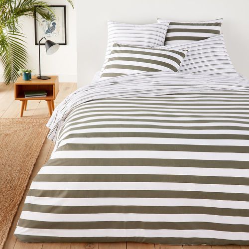 Canyon Striped 100% Cotton Duvet Cover - LA REDOUTE INTERIEURS - Modalova