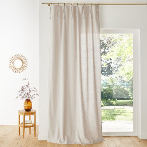 Lincot Linen & Cotton Knot & Eyelet Finish Curtain - LA REDOUTE INTERIEURS - Modalova