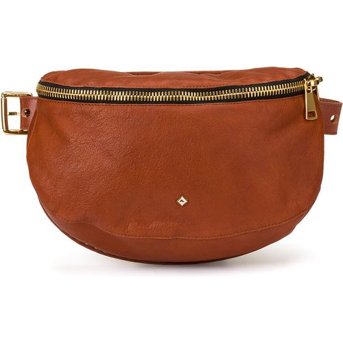 La Grande Lili Bum Bag in Leather with Zip Fastening - HERBERT FRERE SOEUR - Modalova