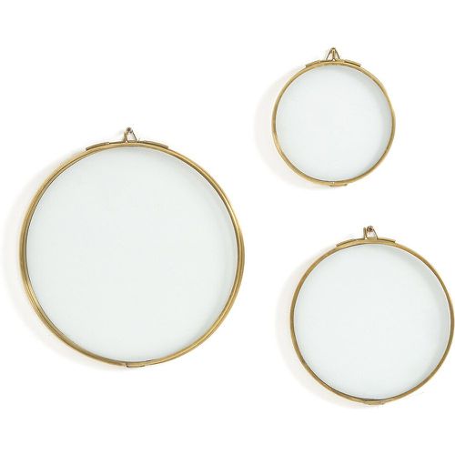 Uyova Round Brass Frames (Set of 3) - LA REDOUTE INTERIEURS - Modalova