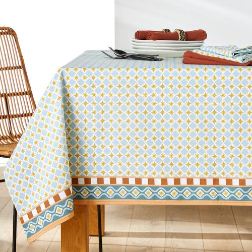 Augusta Geometric Recycled Polycotton Tablecloth - LA REDOUTE INTERIEURS - Modalova
