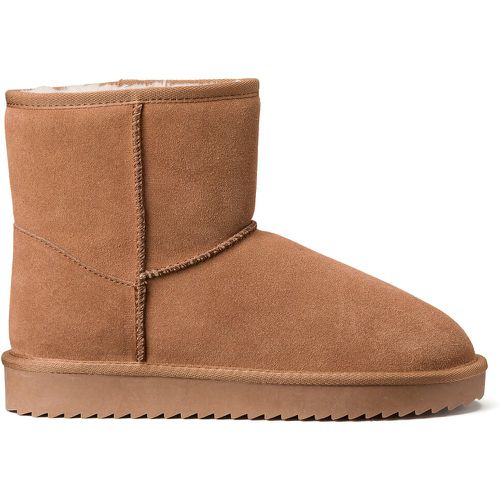 Suede Ankle Boots with Faux Fur Lining - LA REDOUTE COLLECTIONS - Modalova
