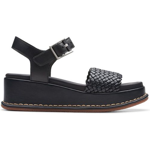 Kimmei Bay Leather Sandals with Wedge Heel - Clarks - Modalova