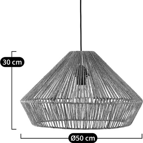 Yaku 50cm Diameter Hemp Ceiling Light - LA REDOUTE INTERIEURS - Modalova