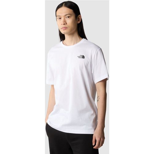 Red Box Cotton T-Shirt with Short Sleeves - The North Face - Modalova