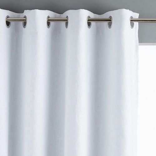 Private Single Lined Blackout Curtain in Washed Linen with Eyelets - AM.PM - Modalova