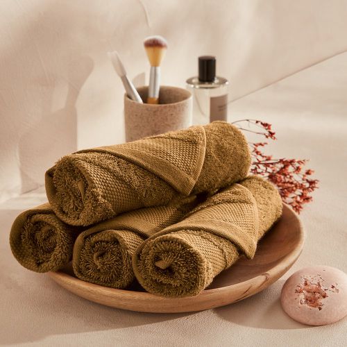 Set of 4 Kheops 100% Egyptian Cotton Guest Towels - LA REDOUTE INTERIEURS - Modalova