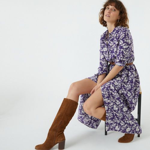 Full Midaxi Shirt Dress in Floral Print - LA REDOUTE COLLECTIONS - Modalova