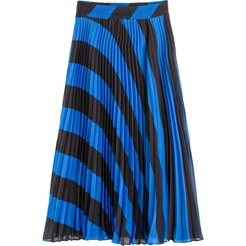 Recycled Striped Pleated Skirt - LA REDOUTE COLLECTIONS - Modalova