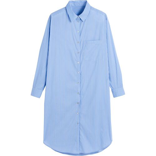Striped Shirt Dress with Long Sleeves in Cotton Mix - LA REDOUTE COLLECTIONS - Modalova