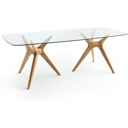 Maricielo Glass & Oak Rectangular Dining Table - AM.PM - Modalova