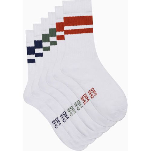 Pack of 3 Pairs of Sports Socks in Cotton Mix - Dim - Modalova