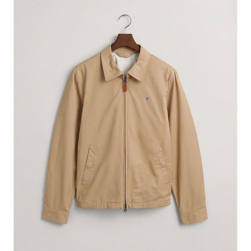 Embroidered Logo Harrington Jacket in Cotton - Gant - Modalova