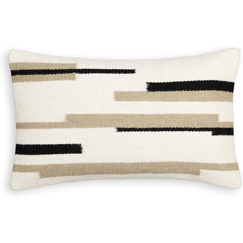 Nelio Striped Wool Blend Rectangular Cushion Cover - LA REDOUTE INTERIEURS - Modalova