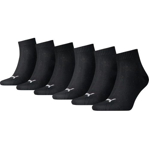 Pack of 6 Pairs of Trainer Socks in Cotton Mix - Puma - Modalova