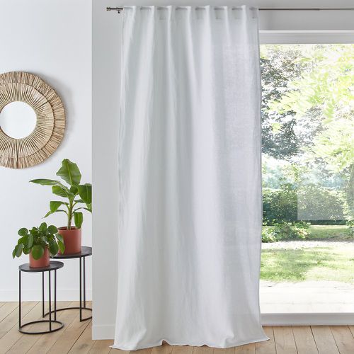 Onega Washed Linen Single Curtain with Concealed Tabs - LA REDOUTE INTERIEURS - Modalova