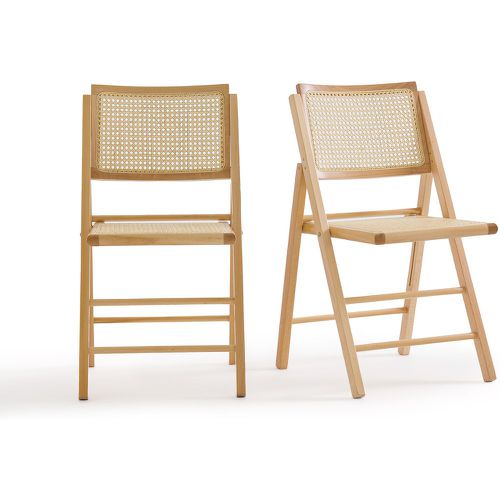 Set of 2 Rivia Beech & Cane Folding Chairs - LA REDOUTE INTERIEURS - Modalova