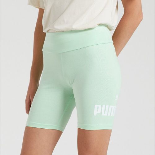 Essentials 7" Cycling Shorts with Logo Print in Cotton - Puma - Modalova