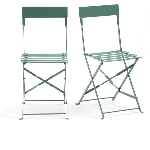 Set of 2 Ozevan Folding Metal Chairs - LA REDOUTE INTERIEURS - Modalova