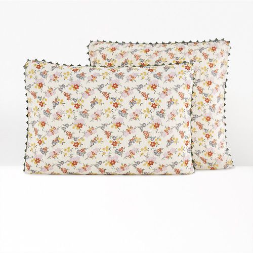 Missia Floral 100% Cotton Muslin Pillowcase - LA REDOUTE INTERIEURS - Modalova