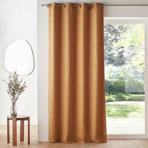 Montego Woven Effect Thermal Curtain with Eyelets - LA REDOUTE INTERIEURS - Modalova