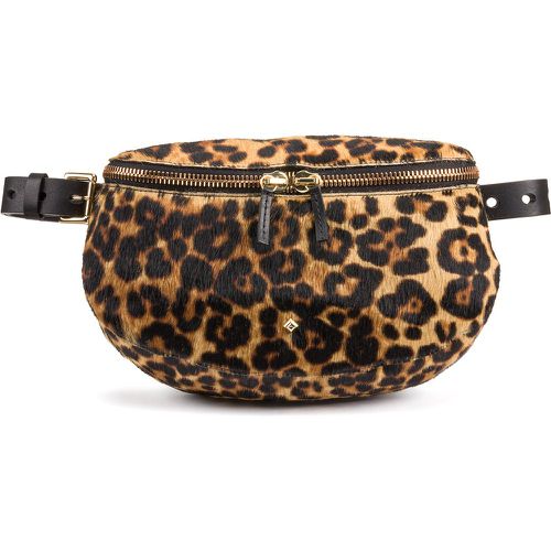 La Grande Lili Leopard Bum Bag in Leather - HERBERT FRERE SOEUR - Modalova