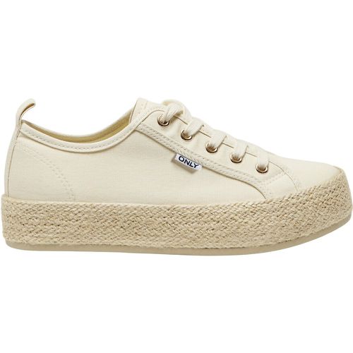 Lida Low Top Trainers in Canvas with Espadrille Sole - ONLY SHOES - Modalova
