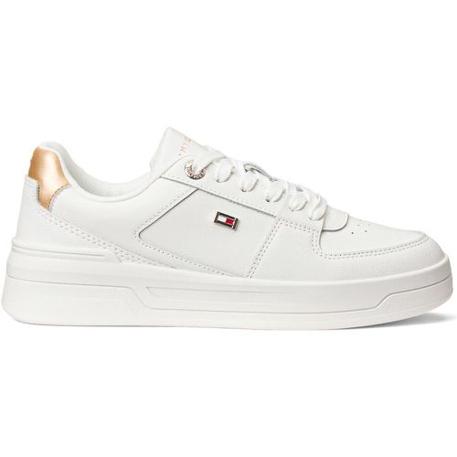 Essential Leather Trainers - Tommy Hilfiger - Modalova