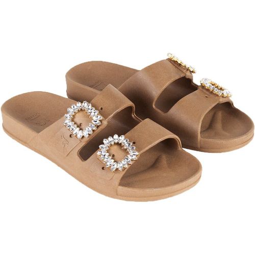 Barra Jewelled Mules with Double Straps - CACATOES - Modalova