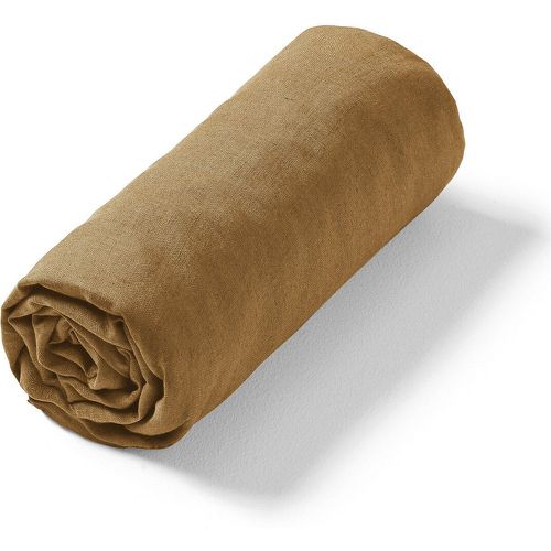 Elina 100% Washed Linen Fitted Sheet - AM.PM - Modalova