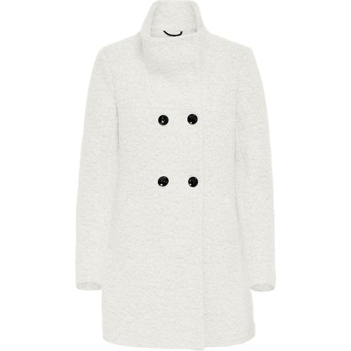 Long Buttoned Coat - Only Petite - Modalova