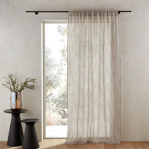 Patcha Embroidered Linen Voile Curtain - AM.PM - Modalova