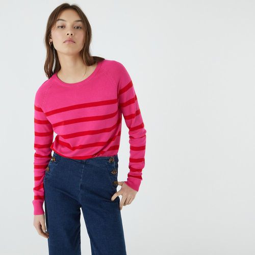 Striped Basic Jumper with Crew Neck - LA REDOUTE COLLECTIONS - Modalova