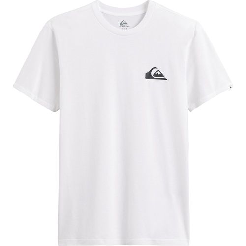 Small Logo Print T-Shirt in Cotton with Short Sleeves - Quiksilver - Modalova