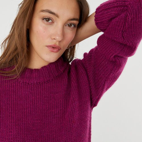 Chunky Knit Jumper with Crew Neck - LA REDOUTE COLLECTIONS - Modalova