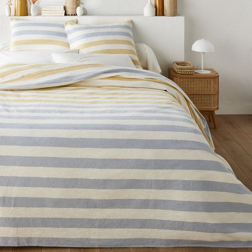 Aldo Multicoloured Striped 100% Cotton Bedspread - LA REDOUTE INTERIEURS - Modalova