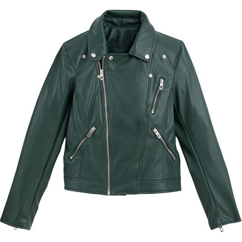 Recycled Cropped Biker Jacket in Faux Leather - LA REDOUTE COLLECTIONS - Modalova